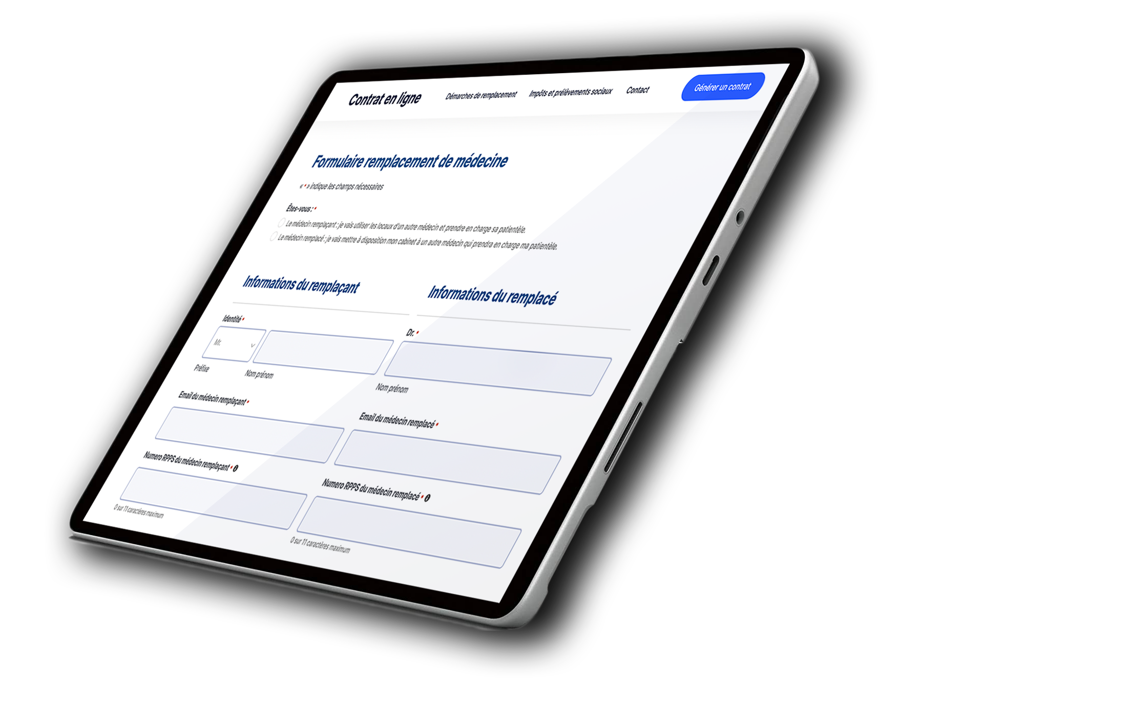 Générez votre contrat de remplacement en ligne