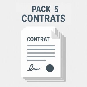 Pack 5 contrats