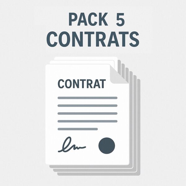 Pack 5 contrats