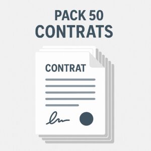 Pack 50 Contrats