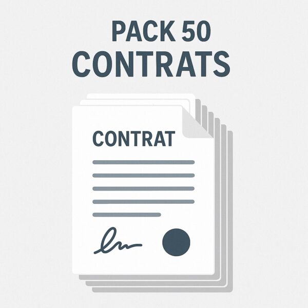 Pack 50 Contrats