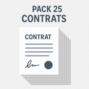 Pack 25 Contrats